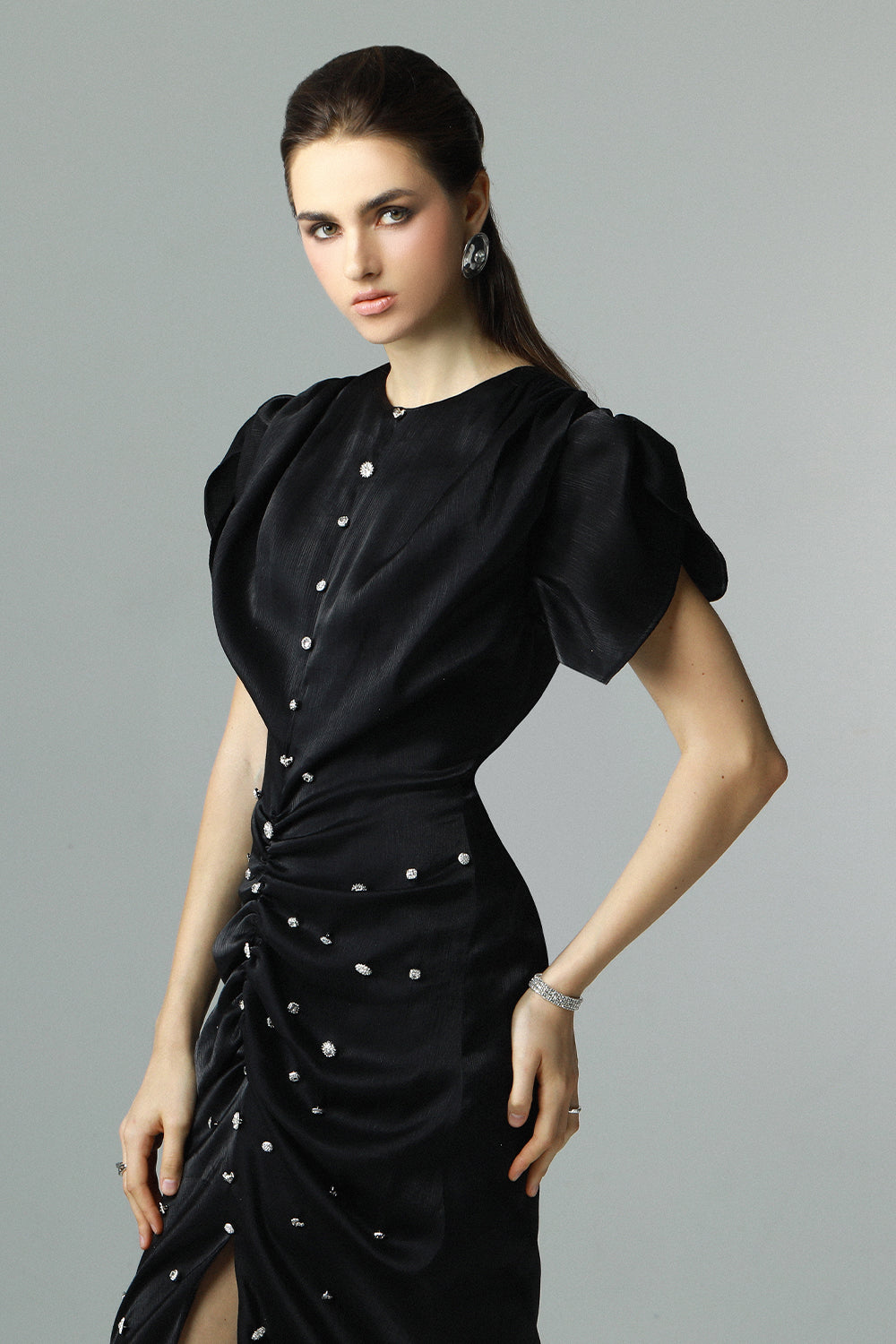 Quietude Wrap Maxi Dress