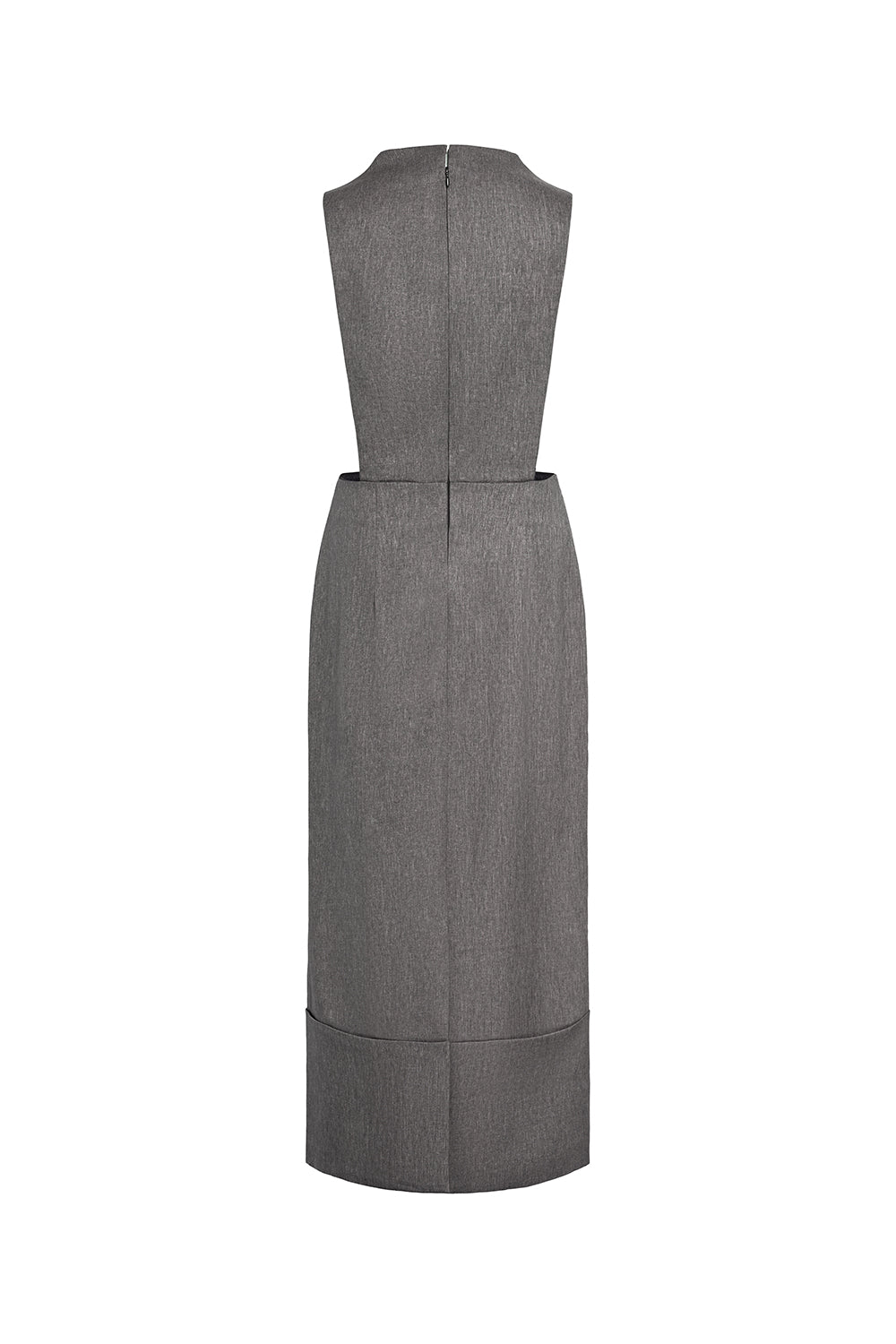 Colby Sheath Cut-Out Felt Midi Dress