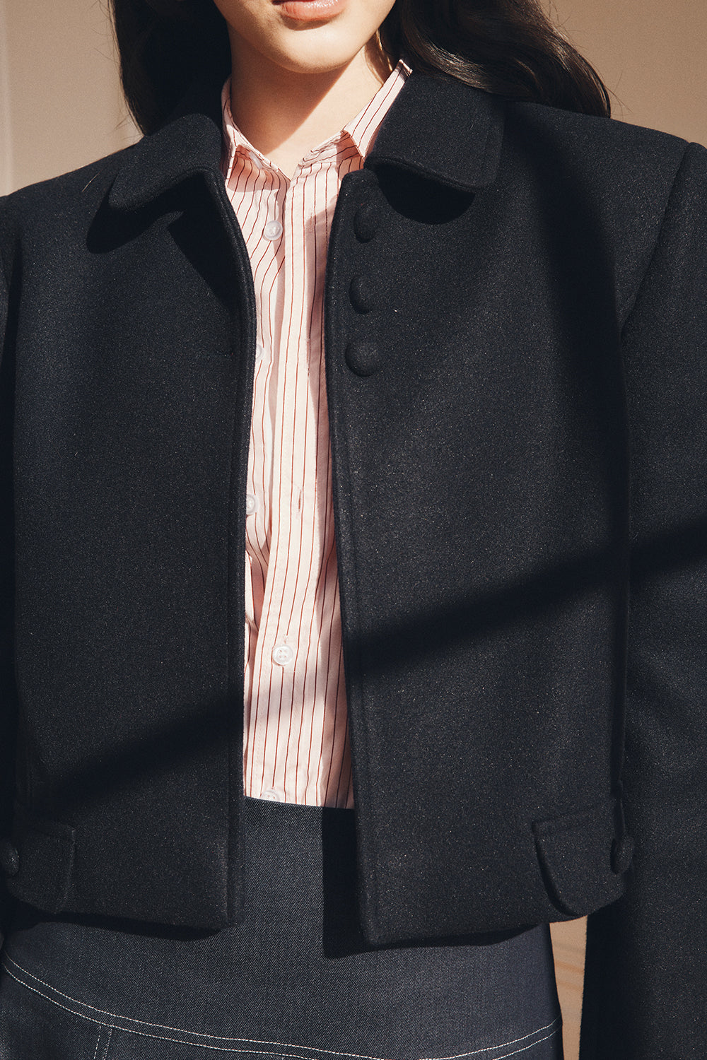 Anita Collared Cotton Shirt