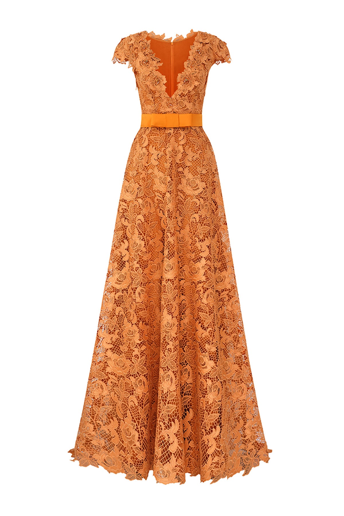 Solène V-Neck Maxi Dress