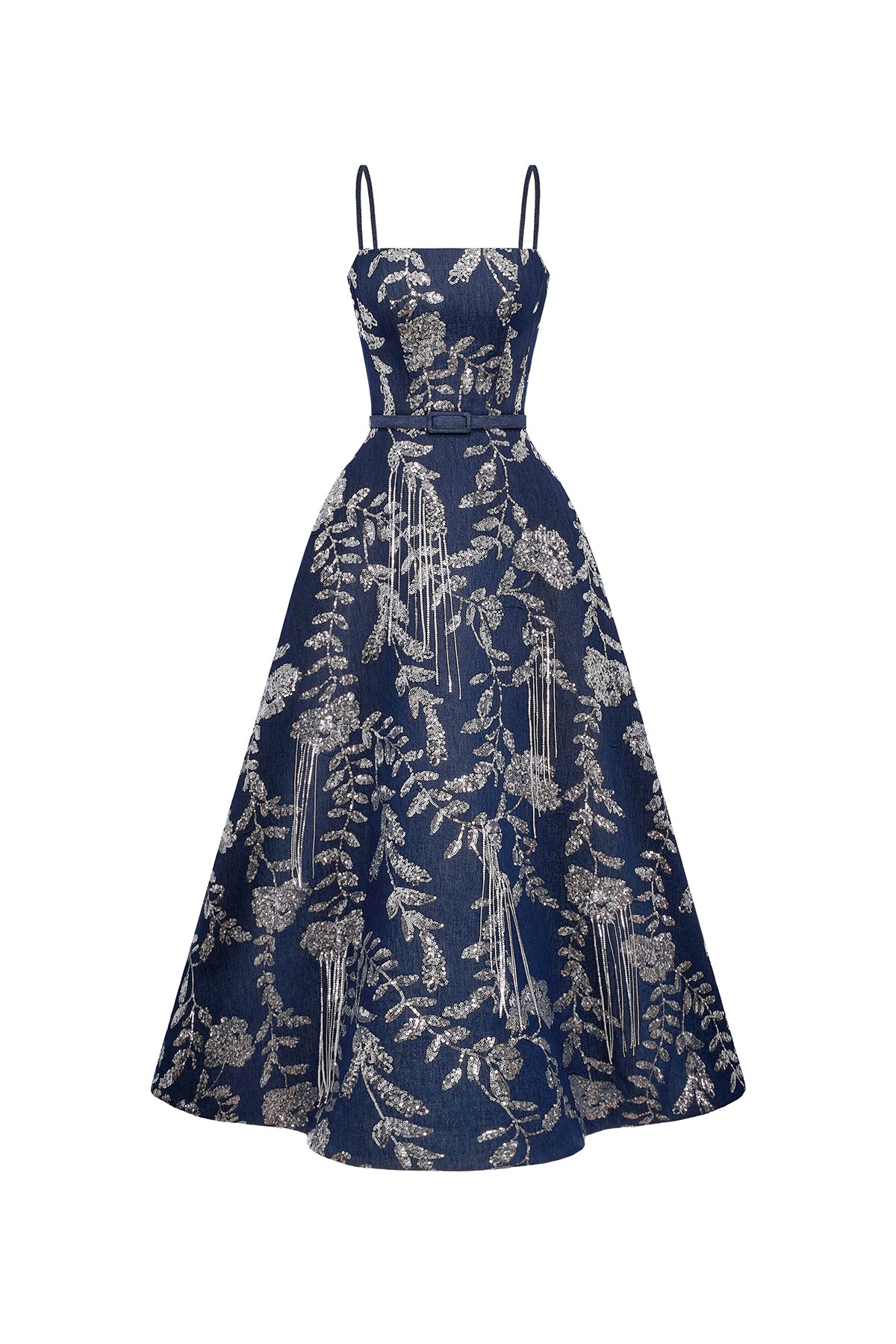 Babette Embroidery Midi Dress