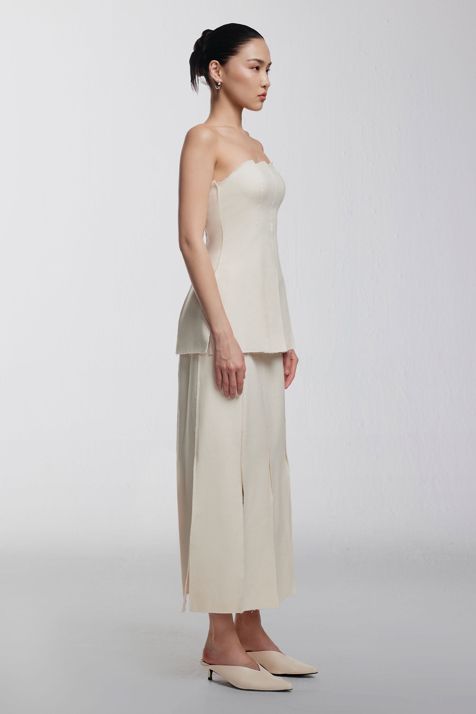 Lael Straight Polycotton Skirt