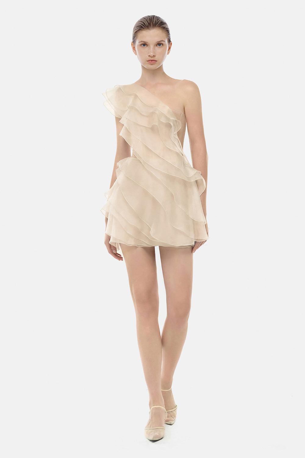 Jolie Ruffle Mini Dress