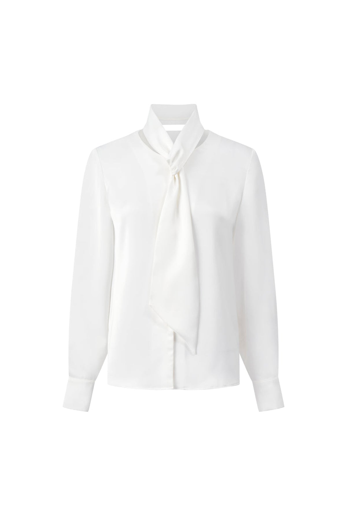 Garnet Tie Synthetic Silk Shirt
