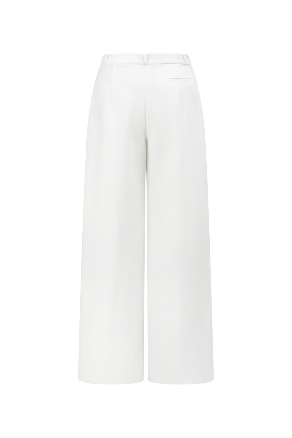 Asscher Straight Front Zipper Cotton Blend Ankle Length Pants