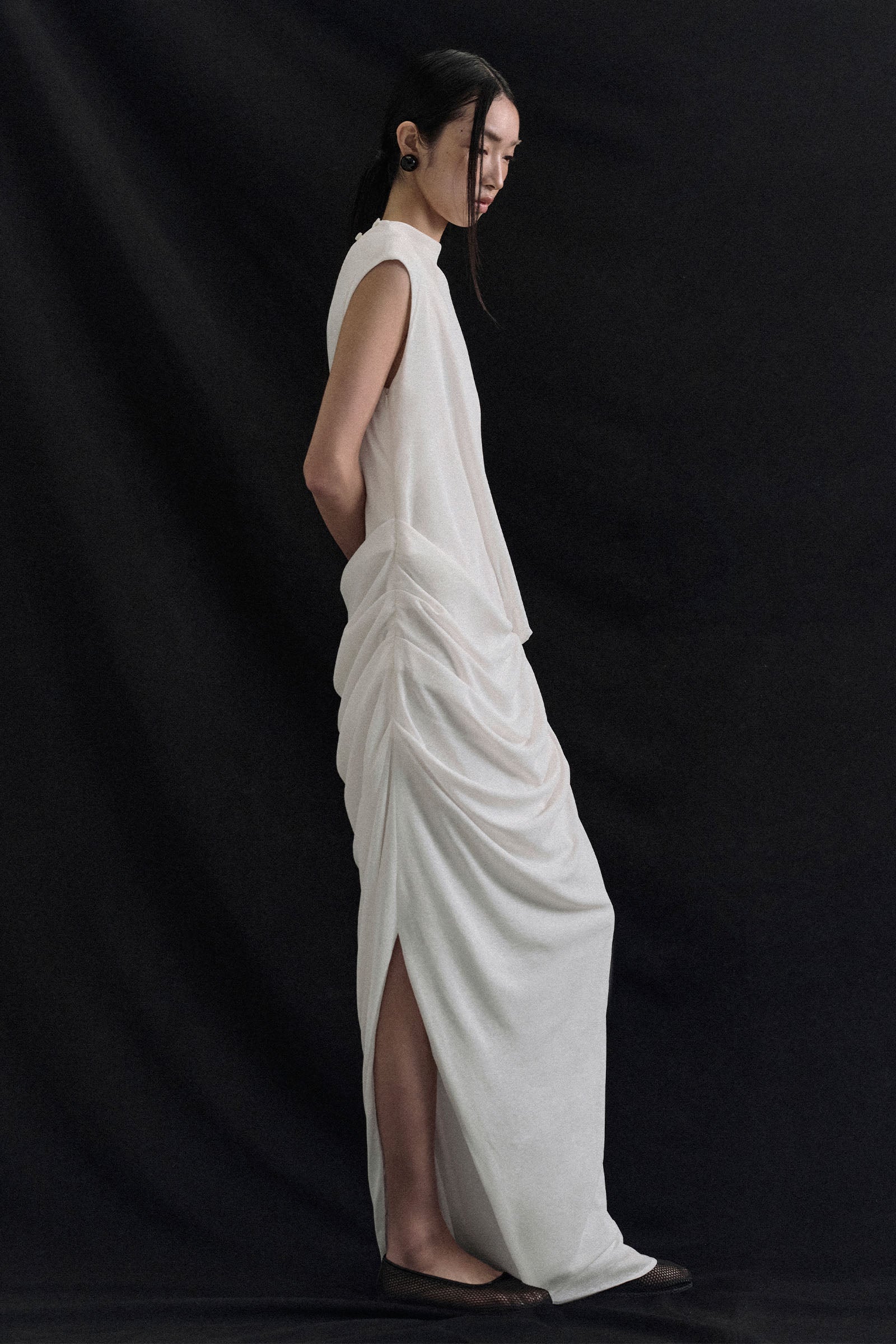 Mel High Neck Maxi Dress