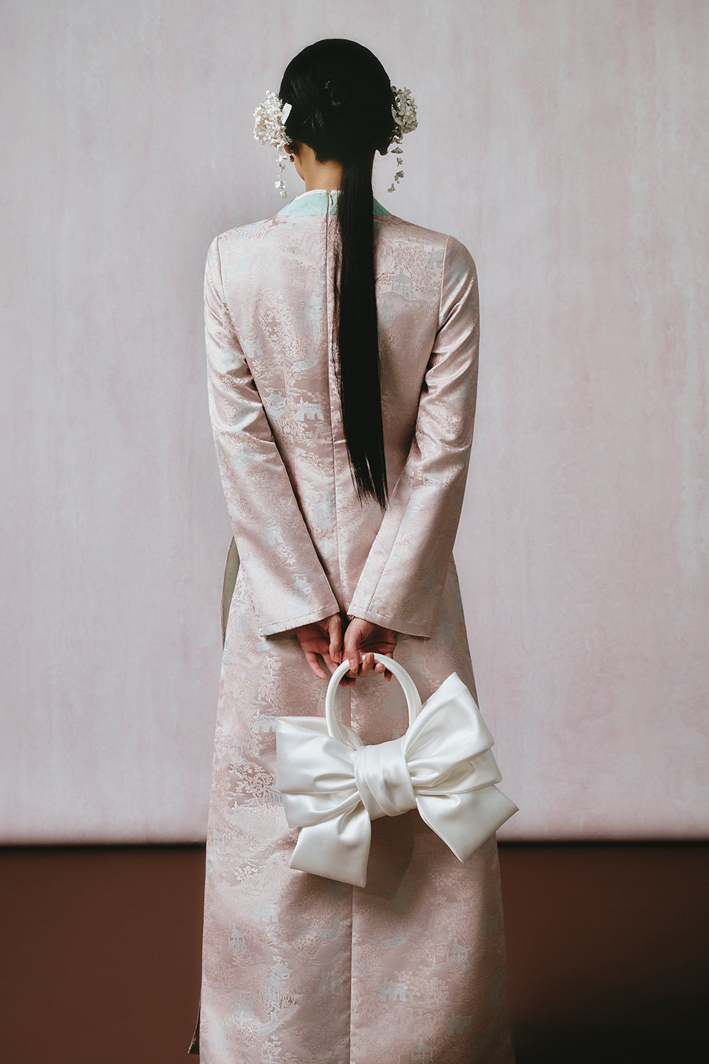 Tinh Uyen Mandarin Brocade Ao Dai