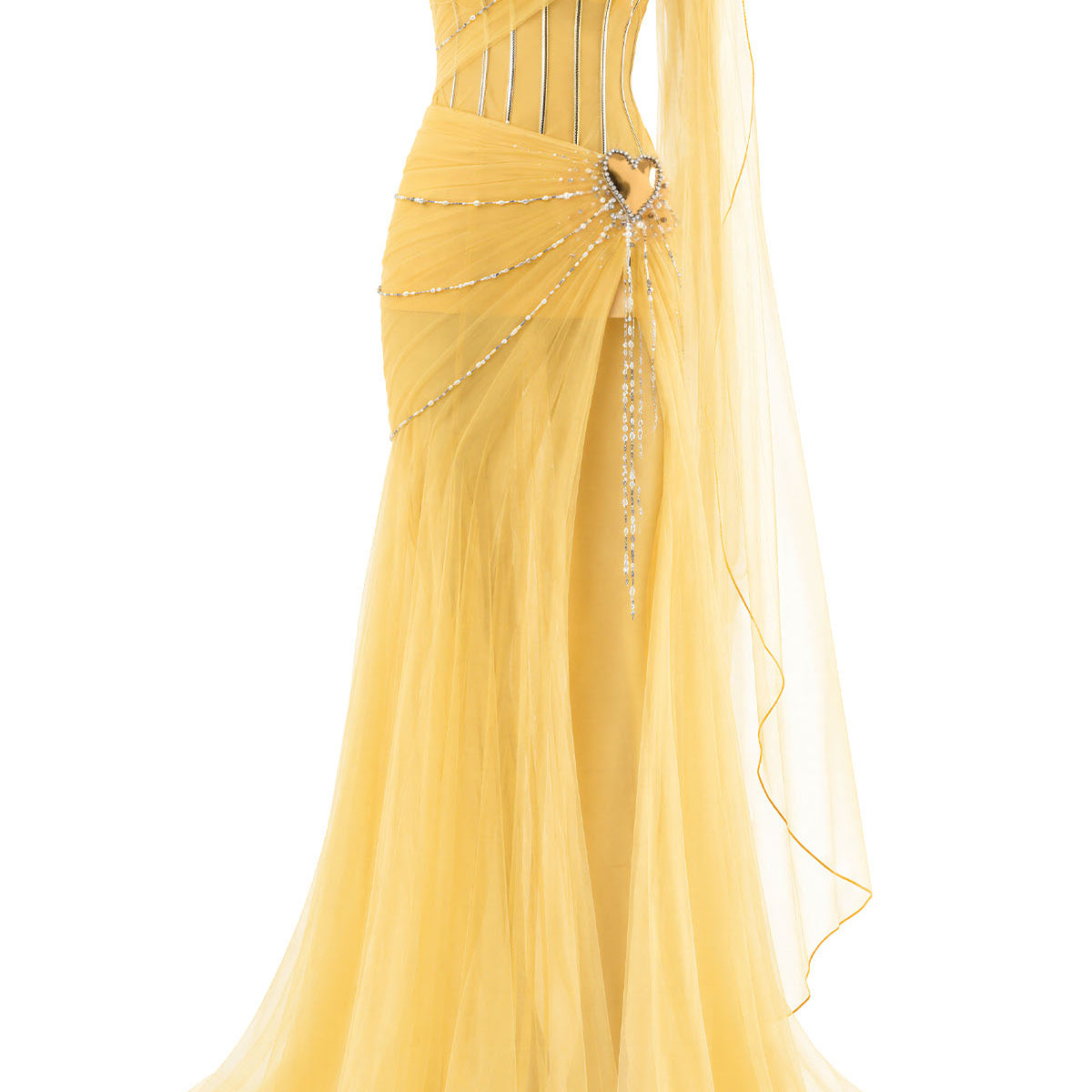 Mael Asymmetric Maxi Dress