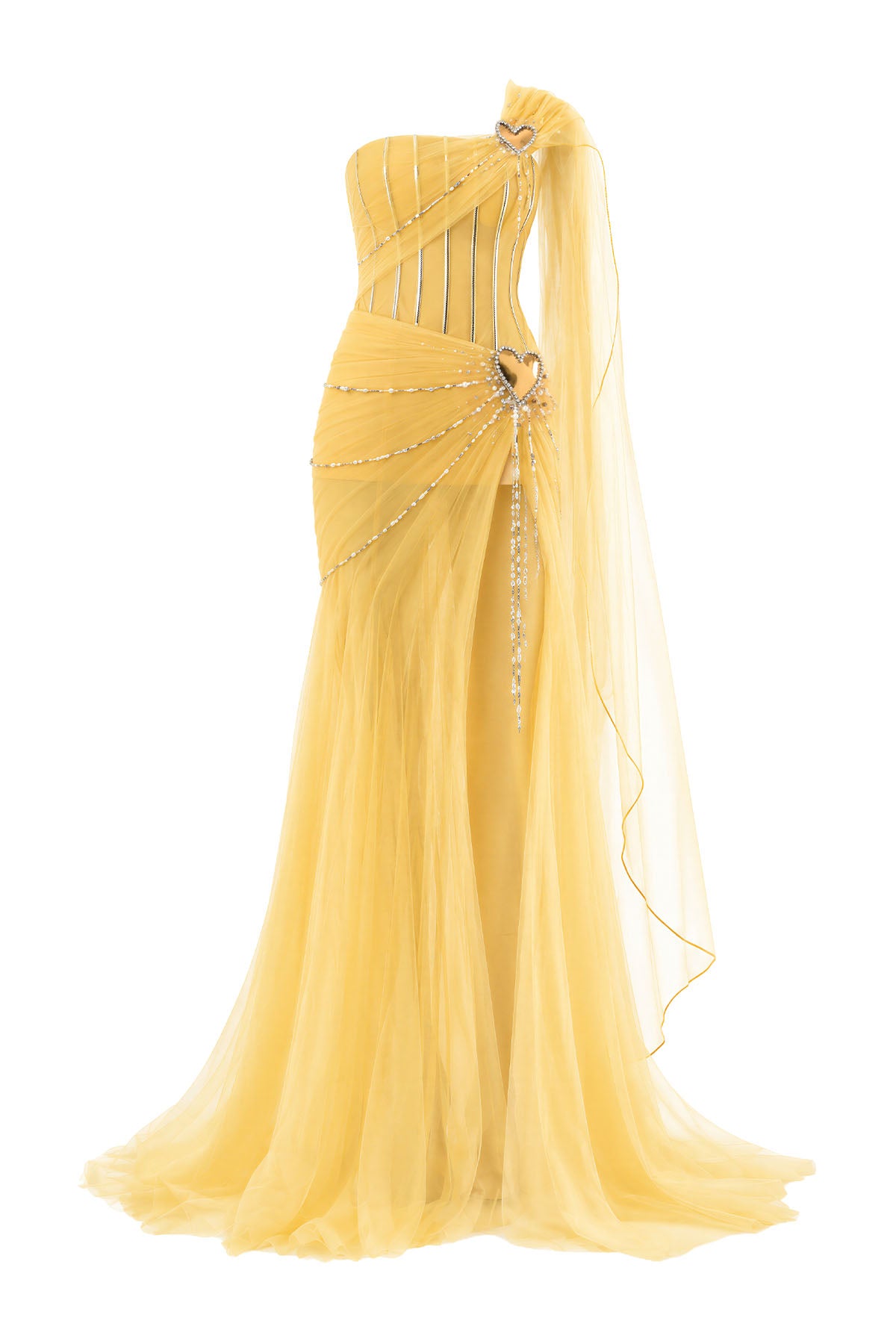 Mael Asymmetric Maxi Dress