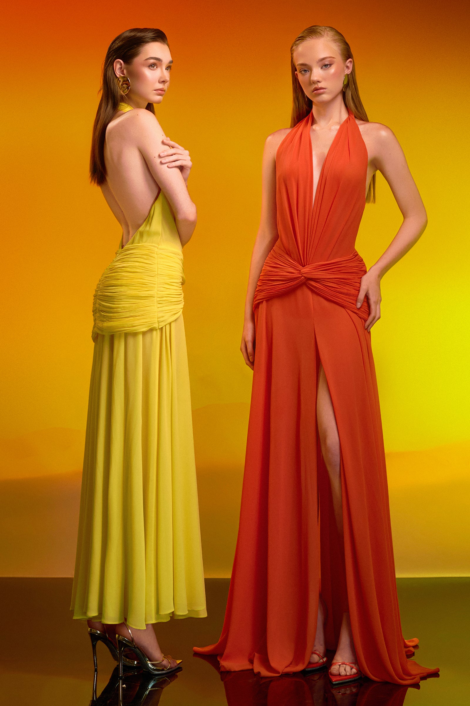 Sora Draped Maxi Dress