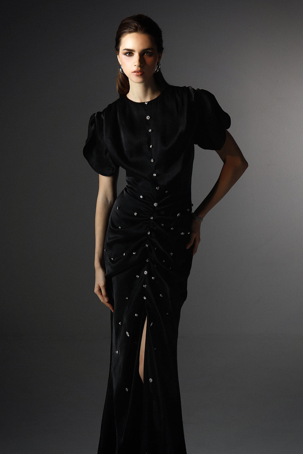 Quietude Wrap Maxi Dress