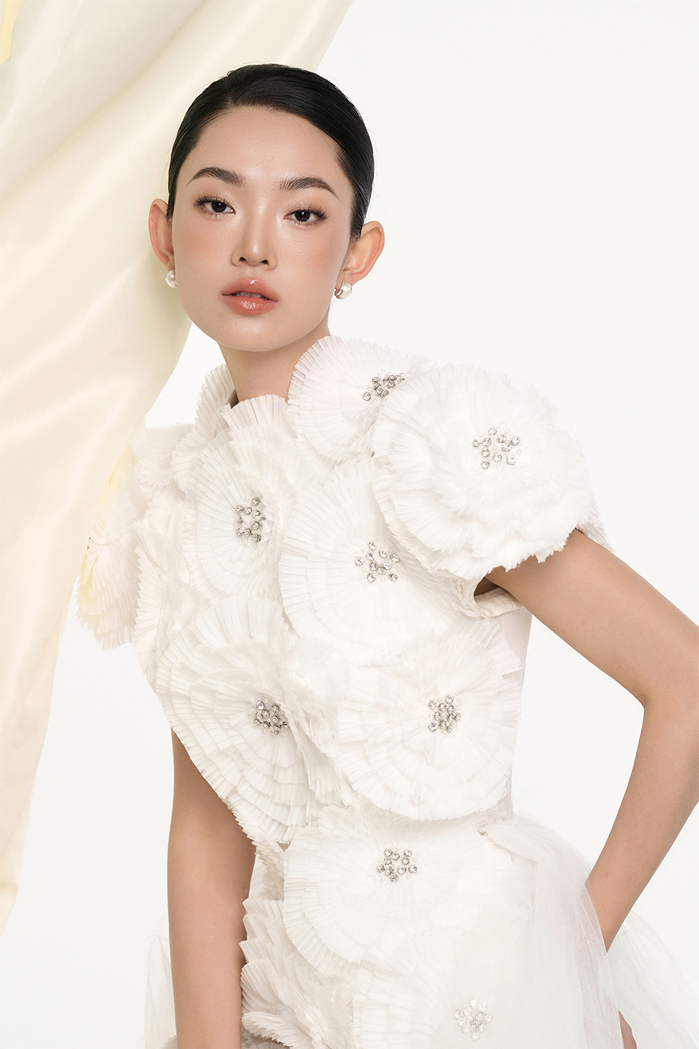Cina Applique Mini Dress