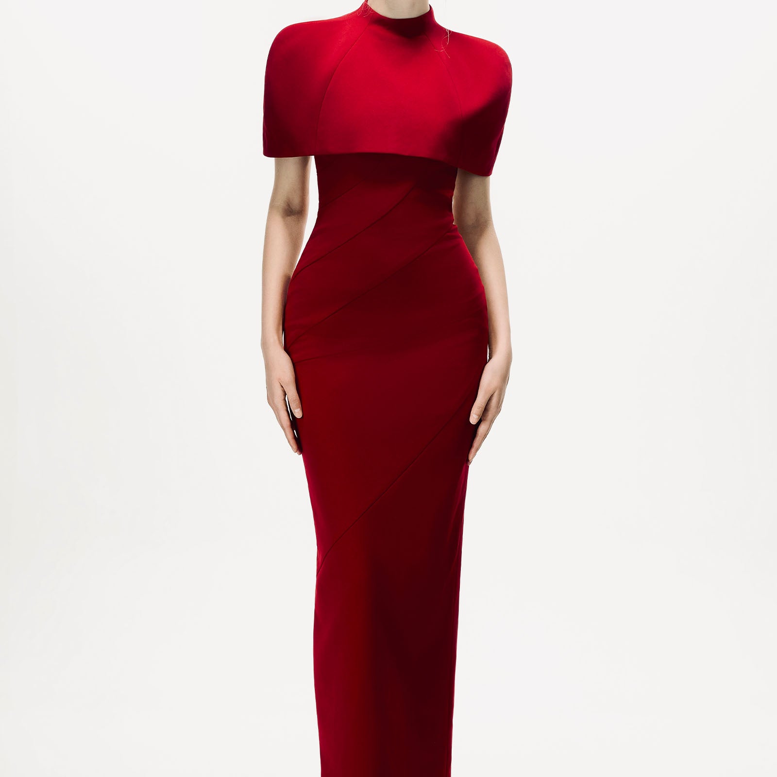 Seriora Dress with Cape