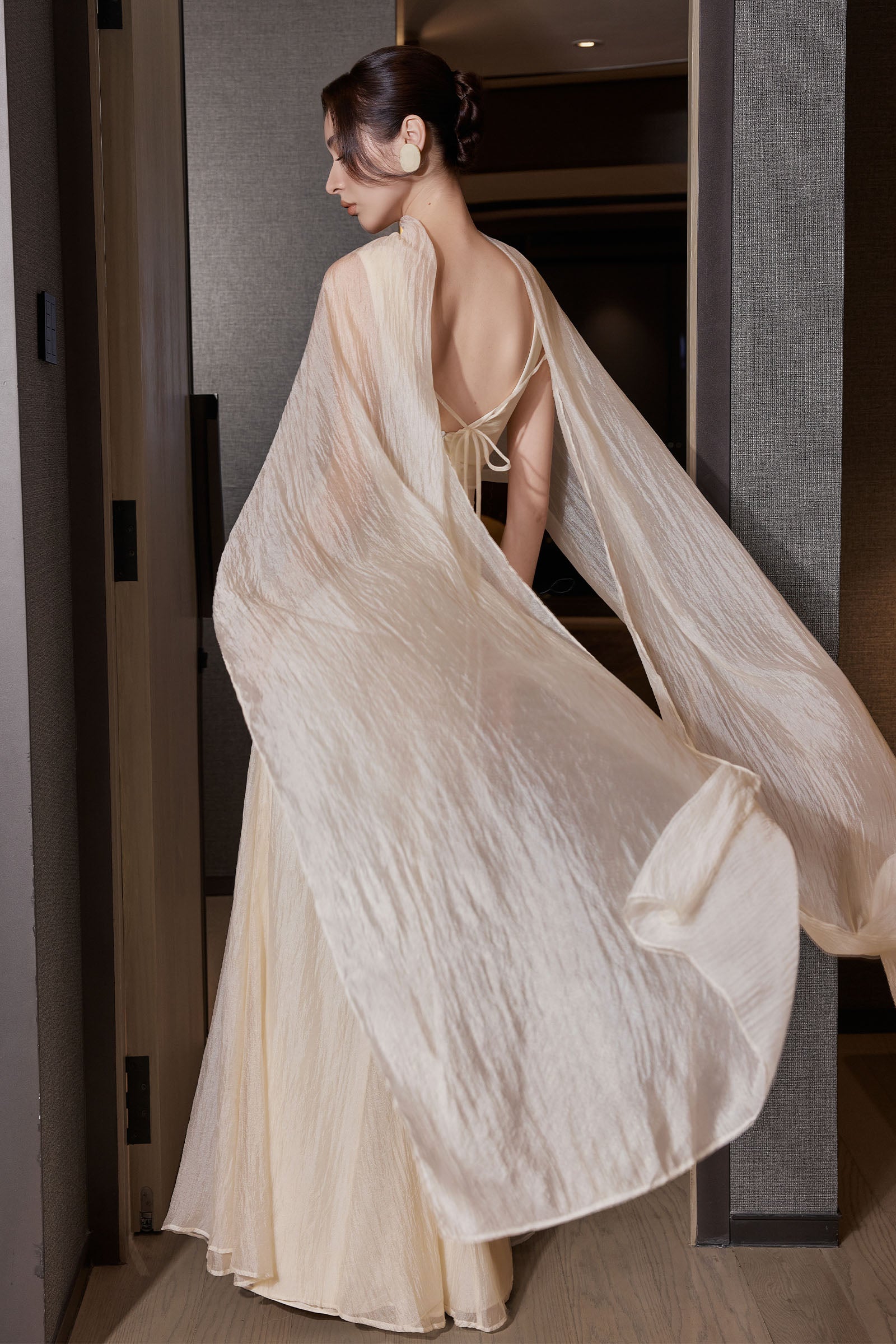 Voie De Soie Sheath Maxi Dress