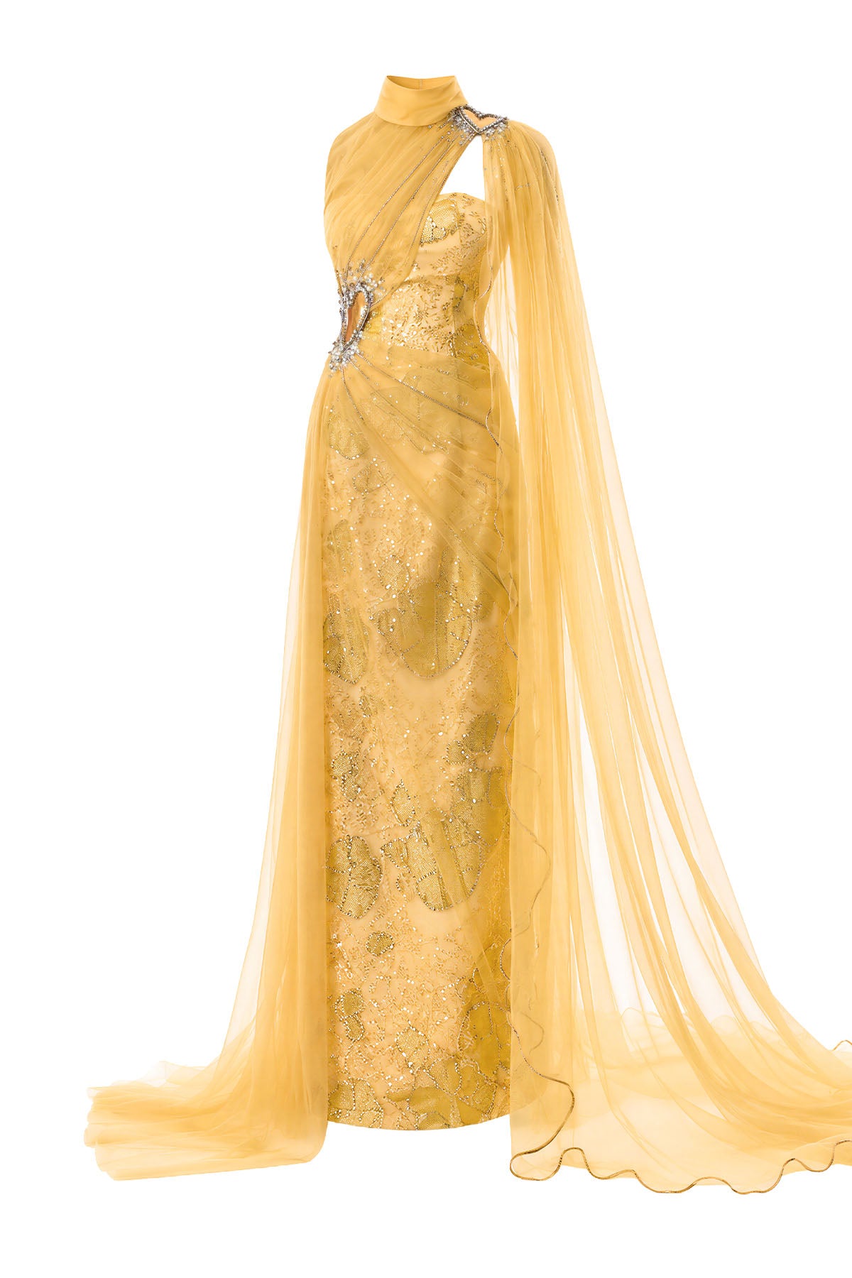 Ione High Neck Maxi Dress