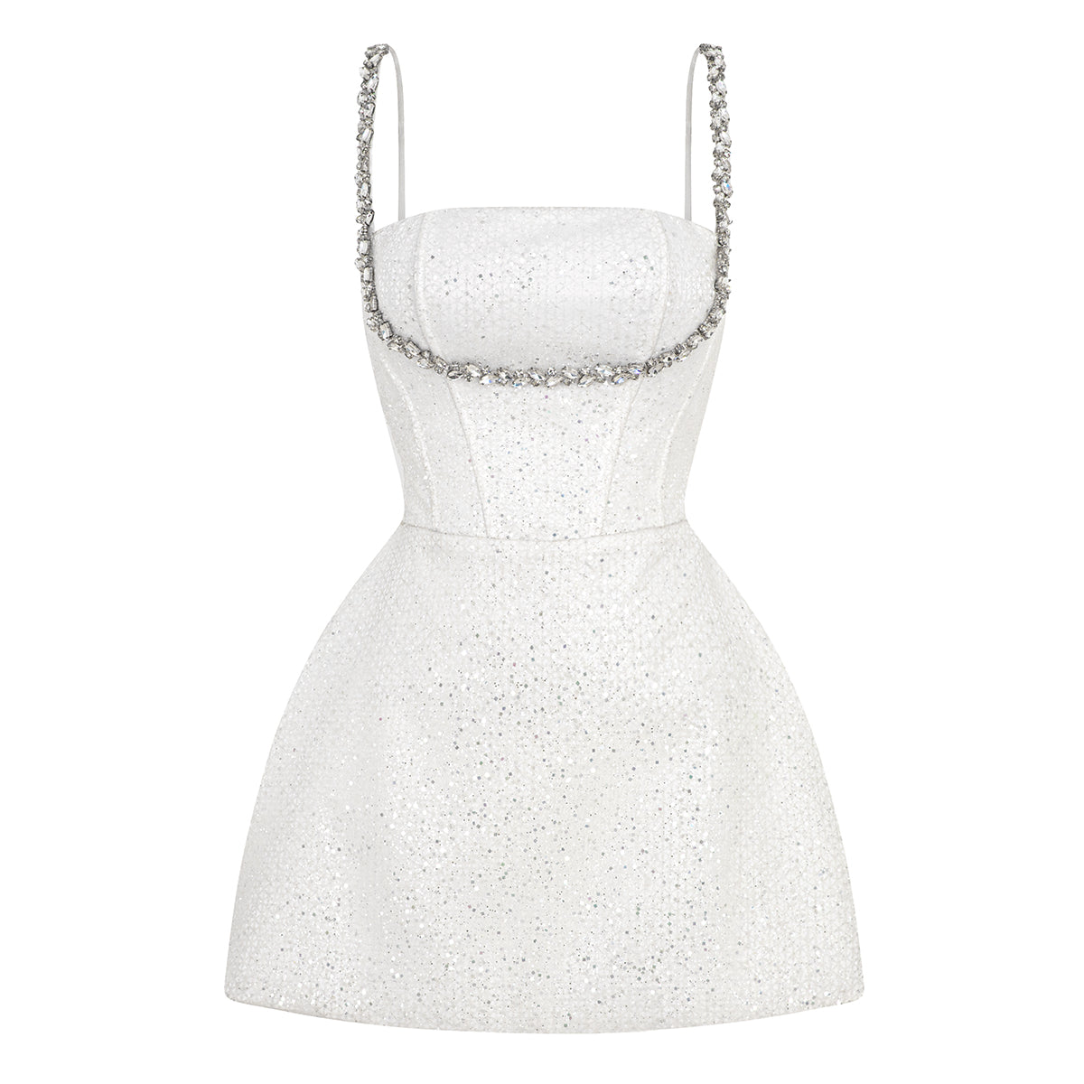 Diamond Bead Mini Dress