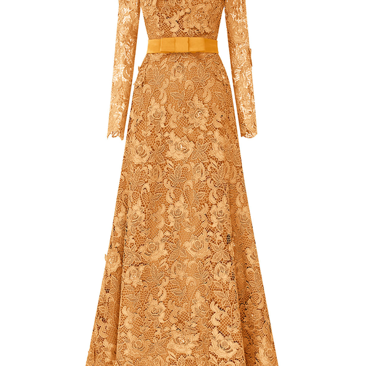 Noémie Trapeze Neck Maxi Dress