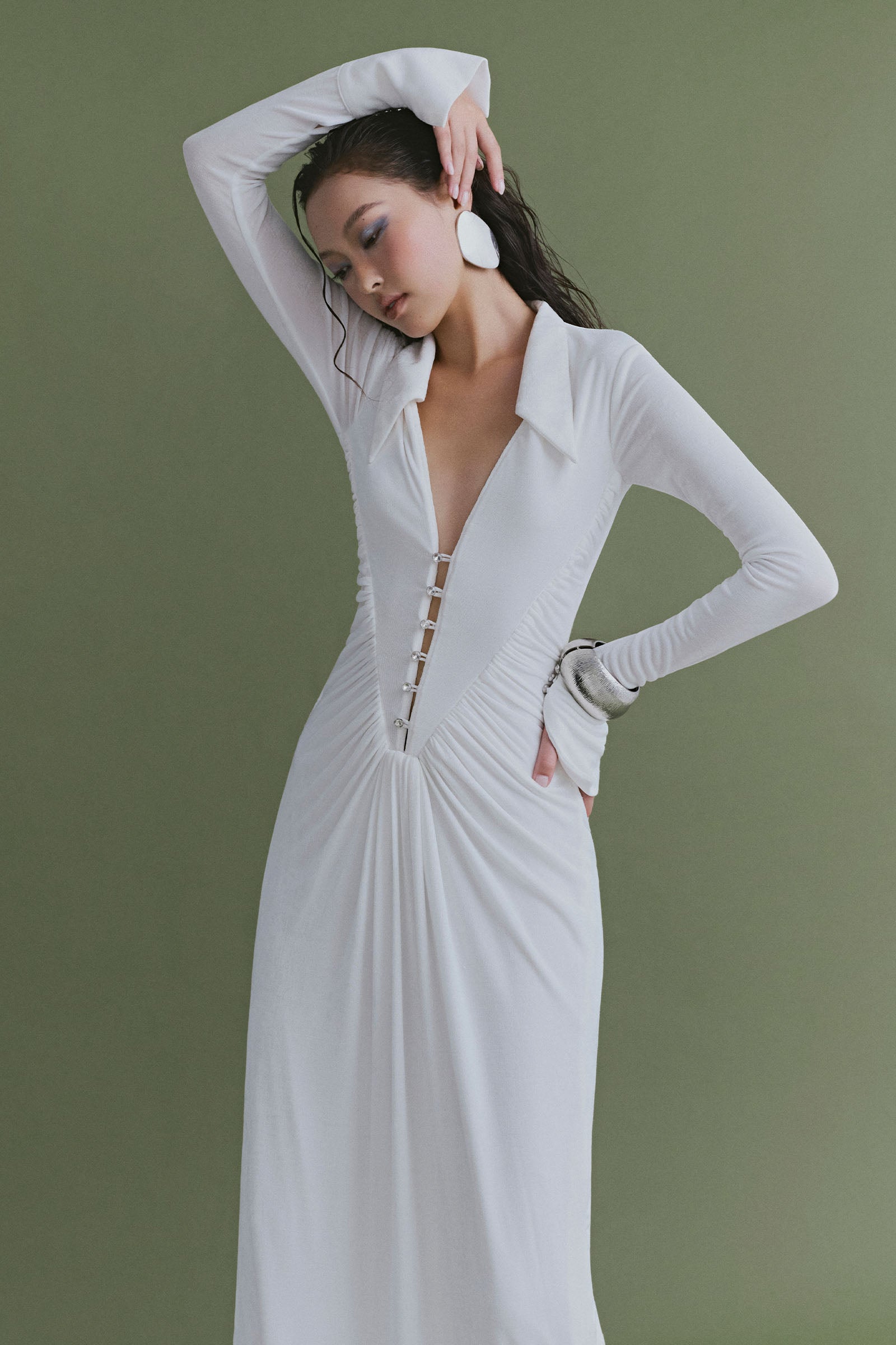 Ruched Maxi Dress