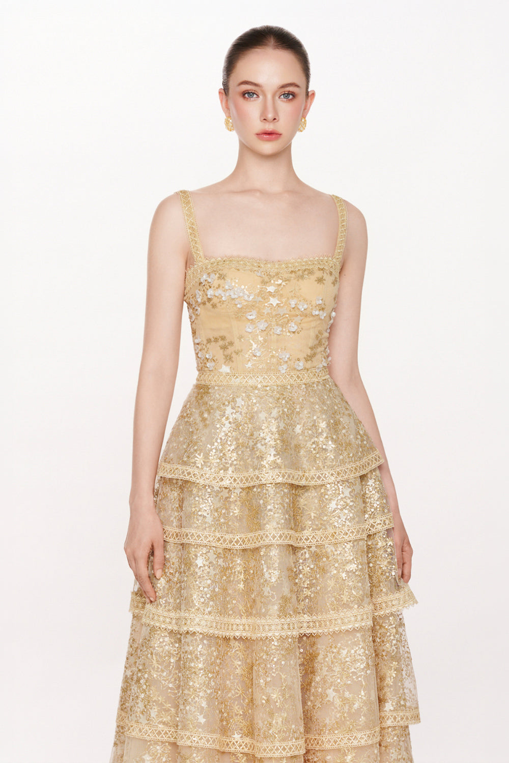Elysia Sequin Maxi Dress