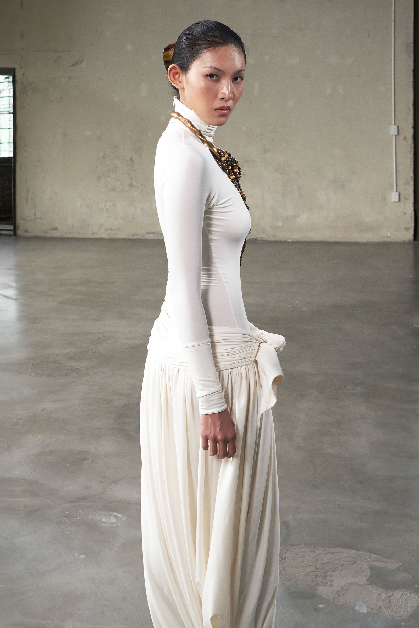 Bach Draped Maxi Dress