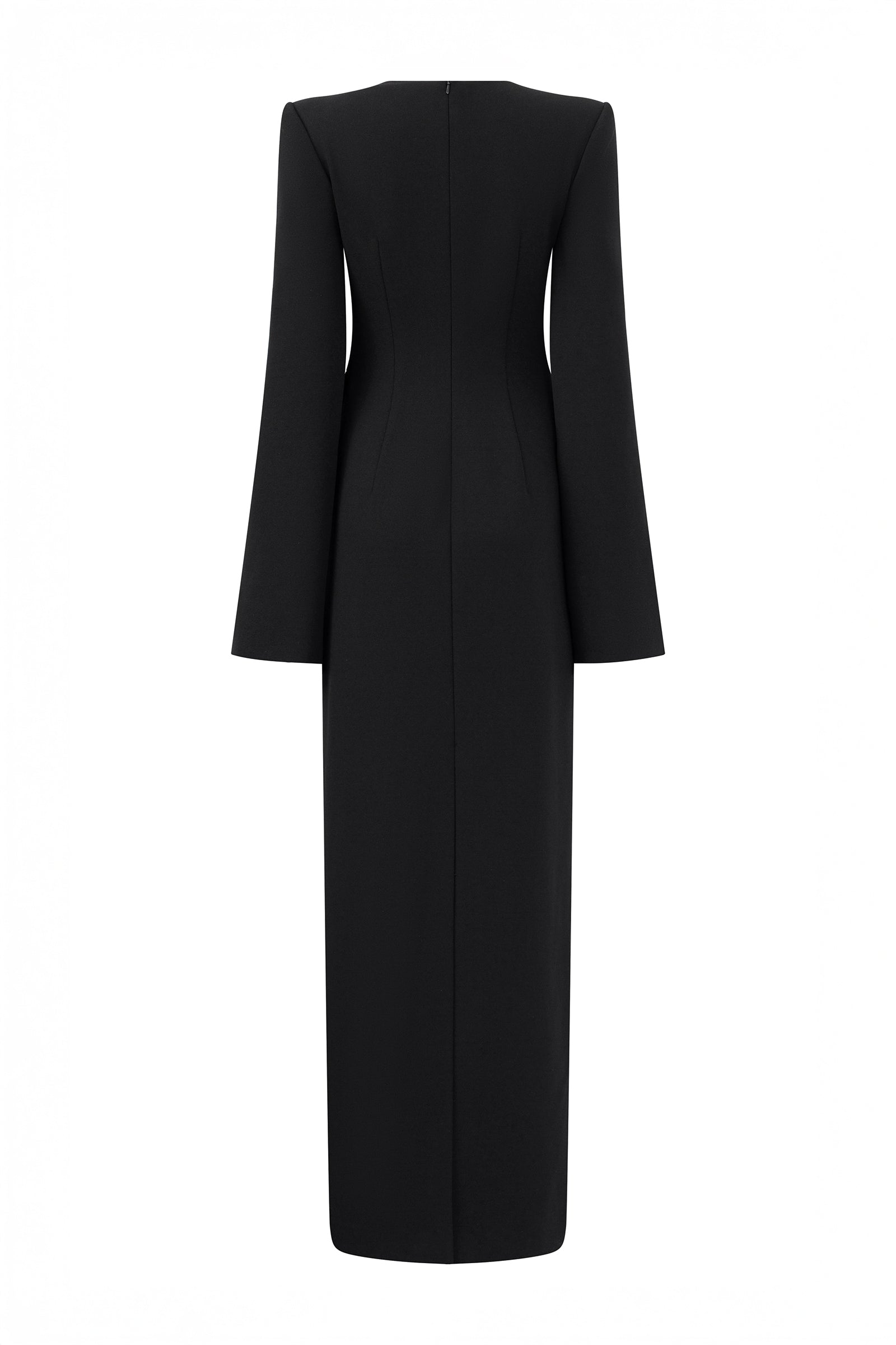 Iris Trapeze Neck Maxi Dress