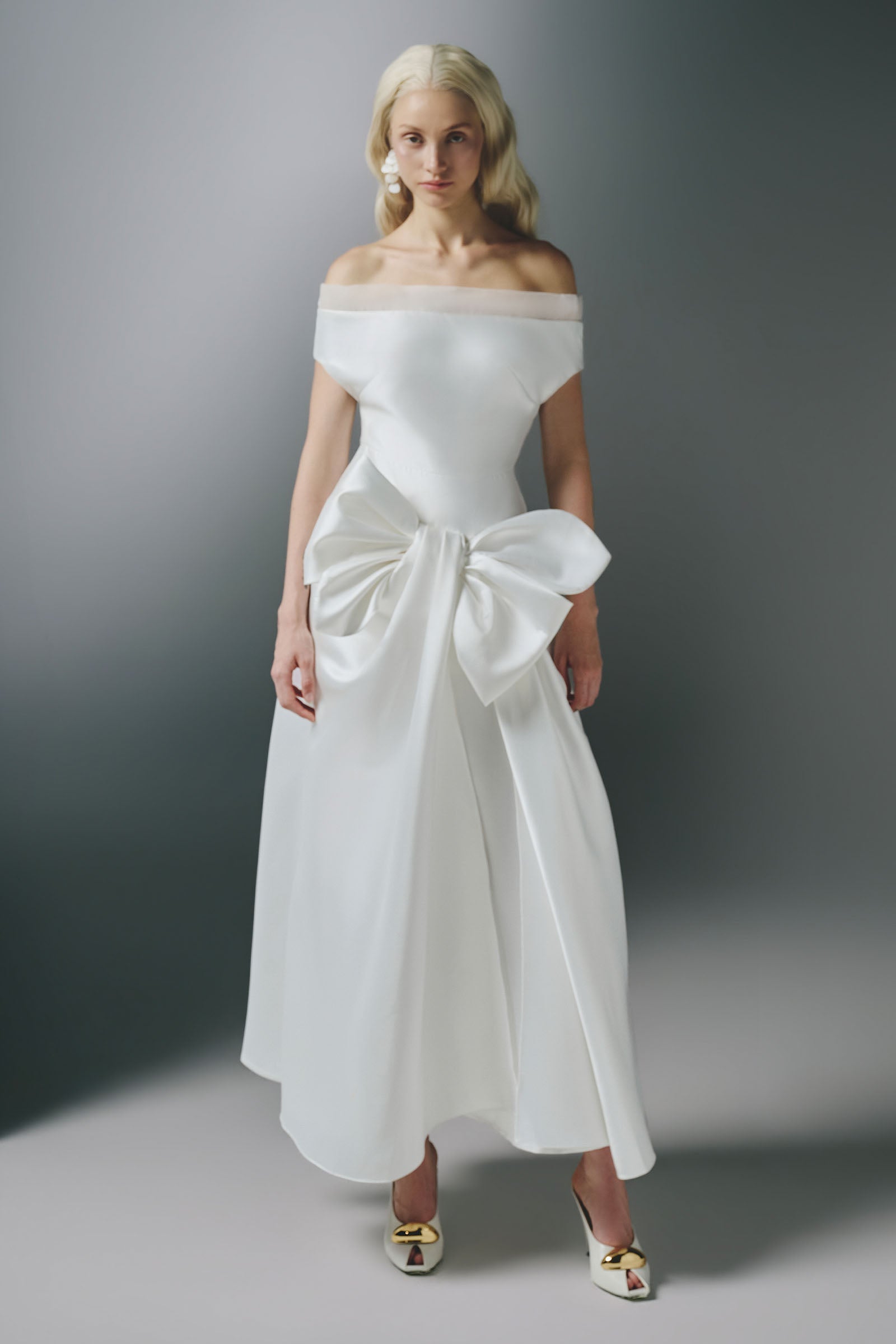 Charlotte Off-Shoulder Midi Dress