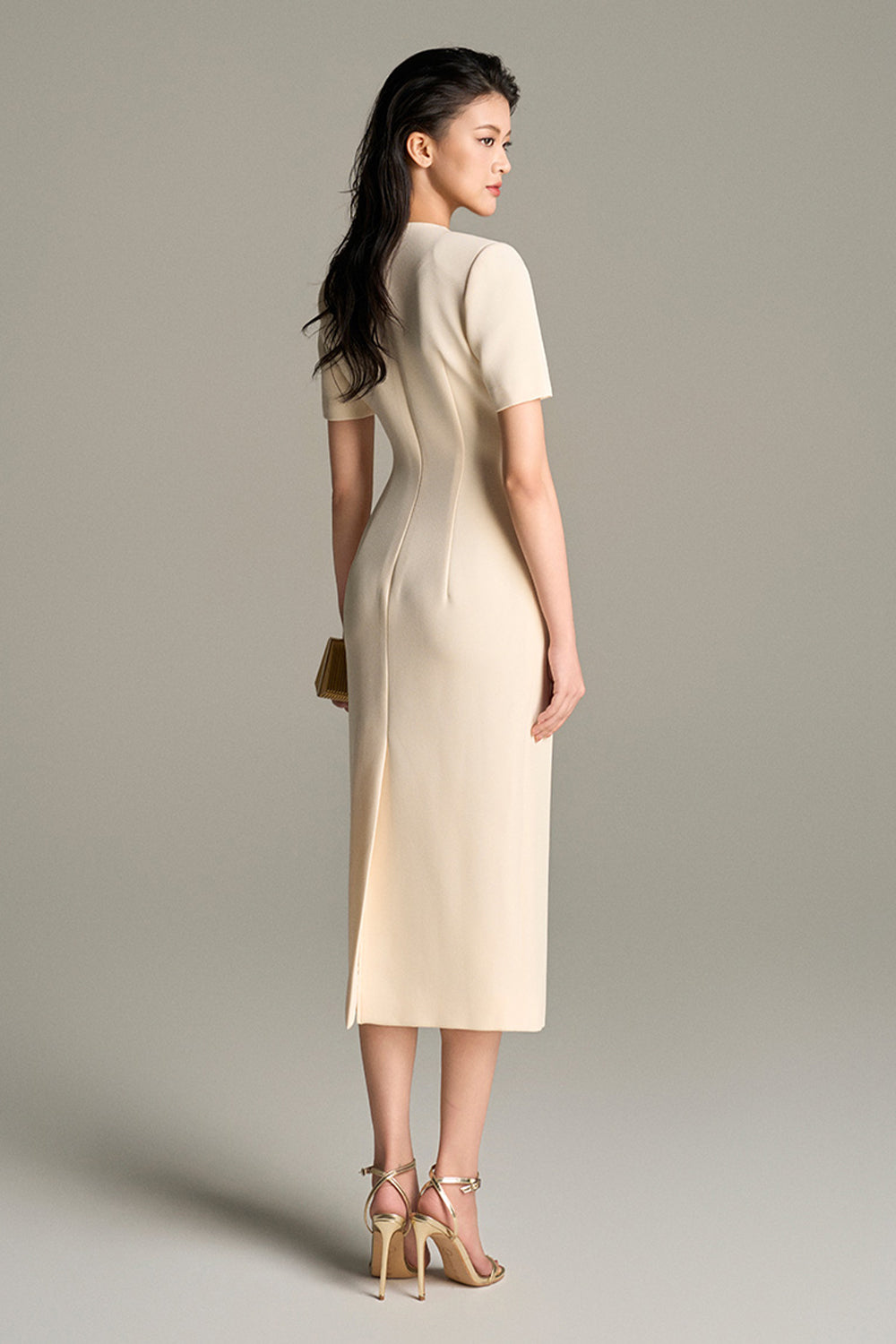 Elvara Sheath Midi Dress