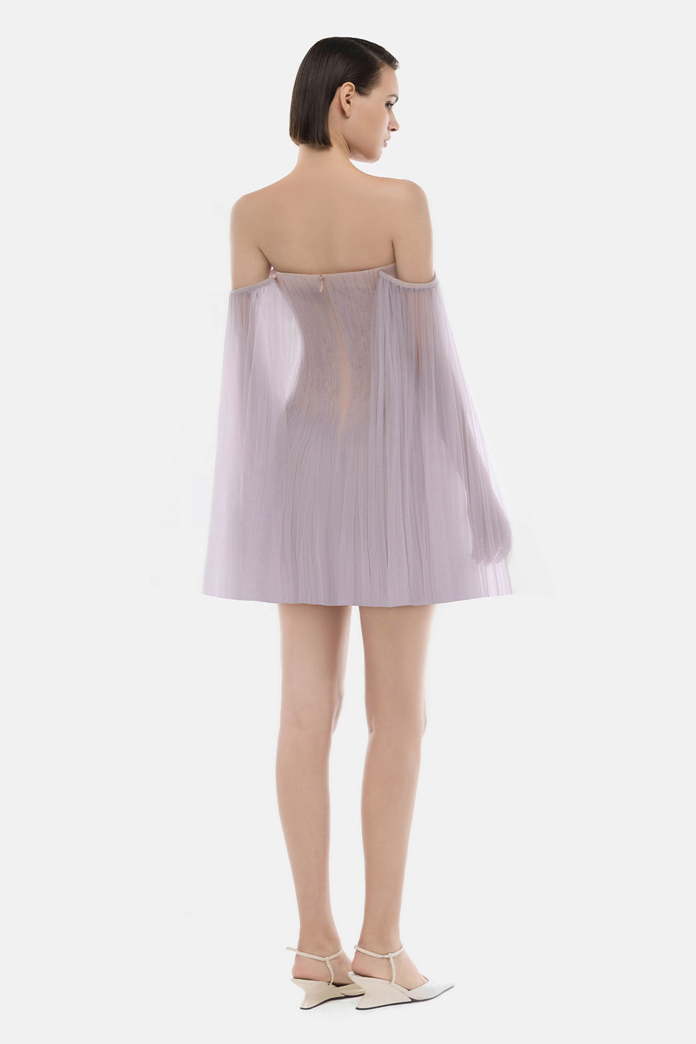 Isla Cape Sleeve Mini Dress