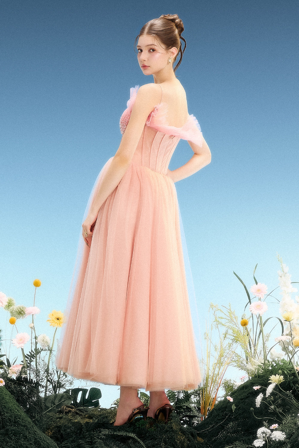 Rosemary Ruffle Midi Dress