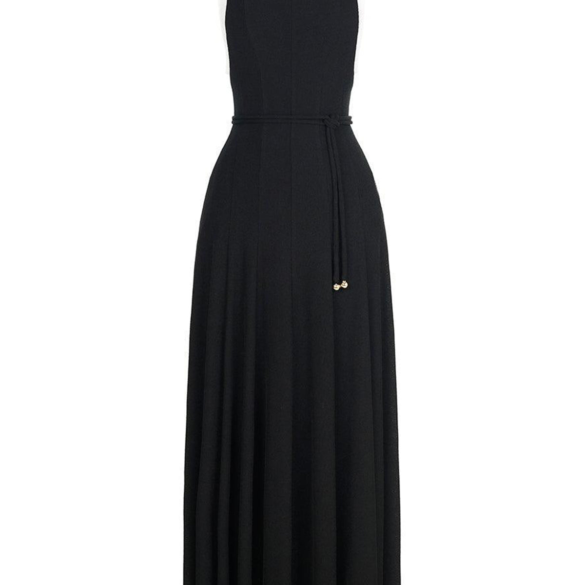 Pansy A-line Sleeveless Wool Ankle Length Dress