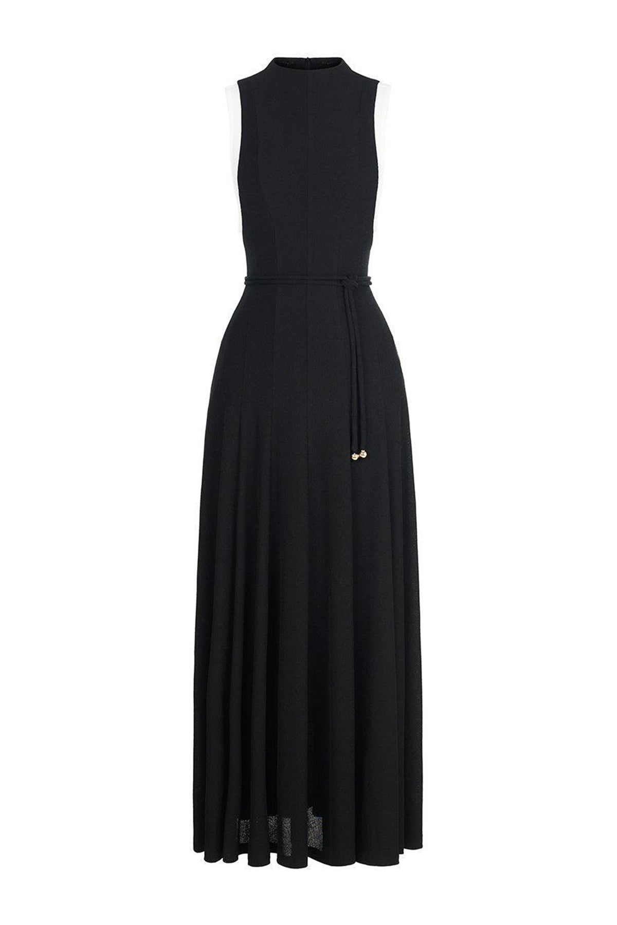 Pansy A-line Sleeveless Wool Ankle Length Dress