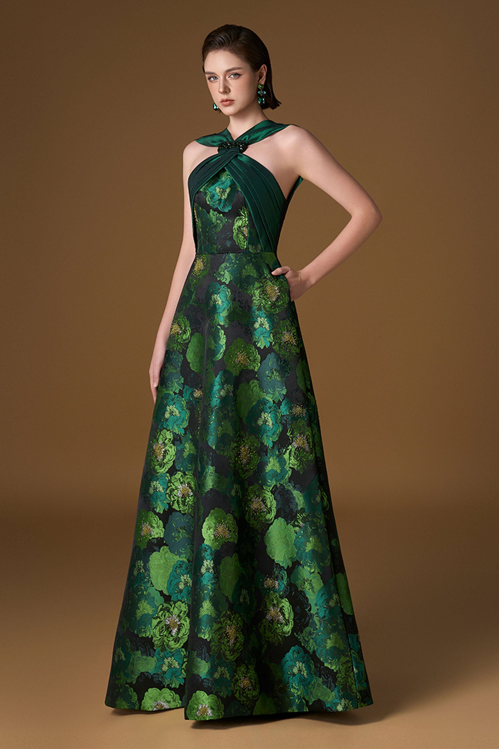 Veya Crossover Maxi Dress