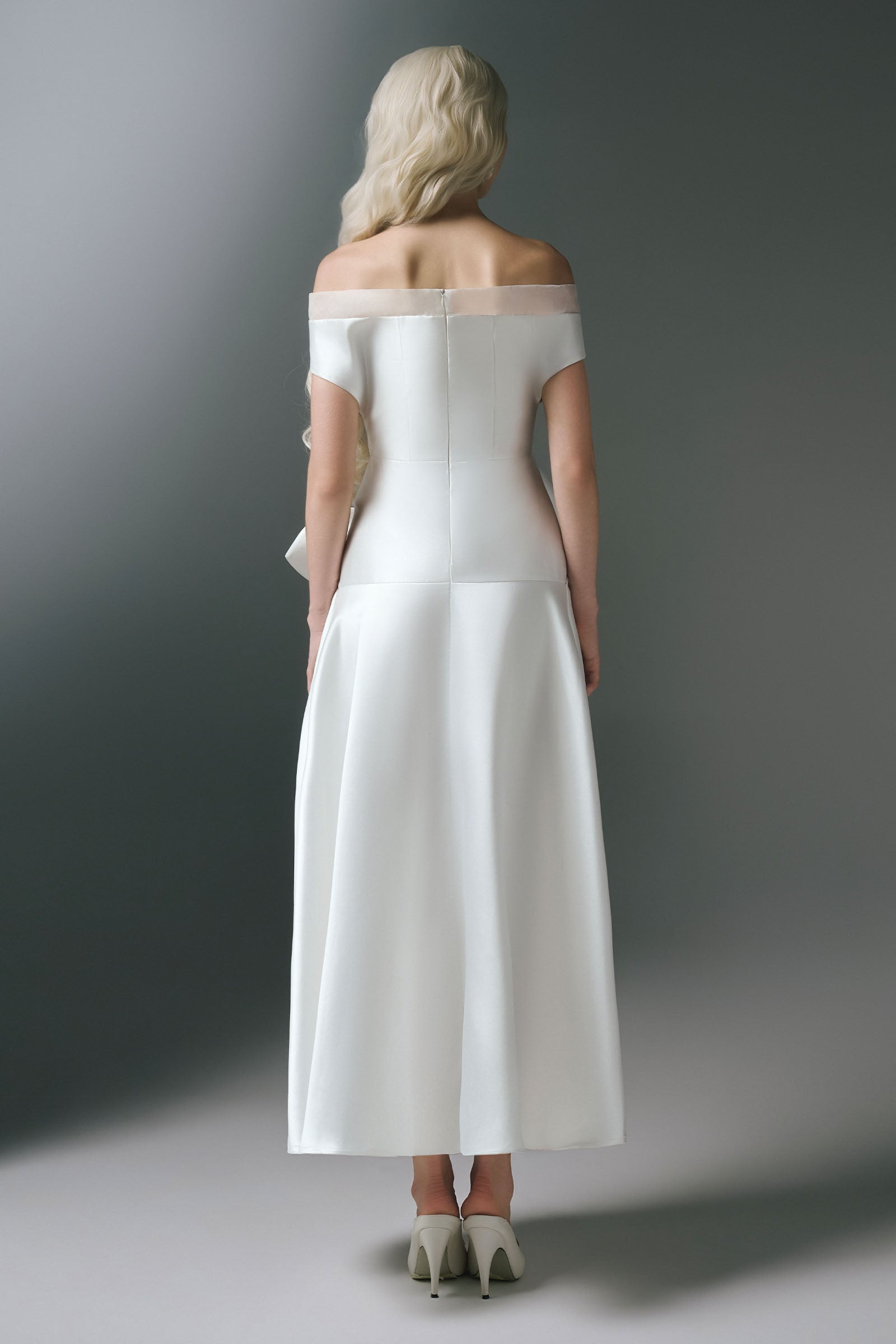 Charlotte Off-Shoulder Midi Dress
