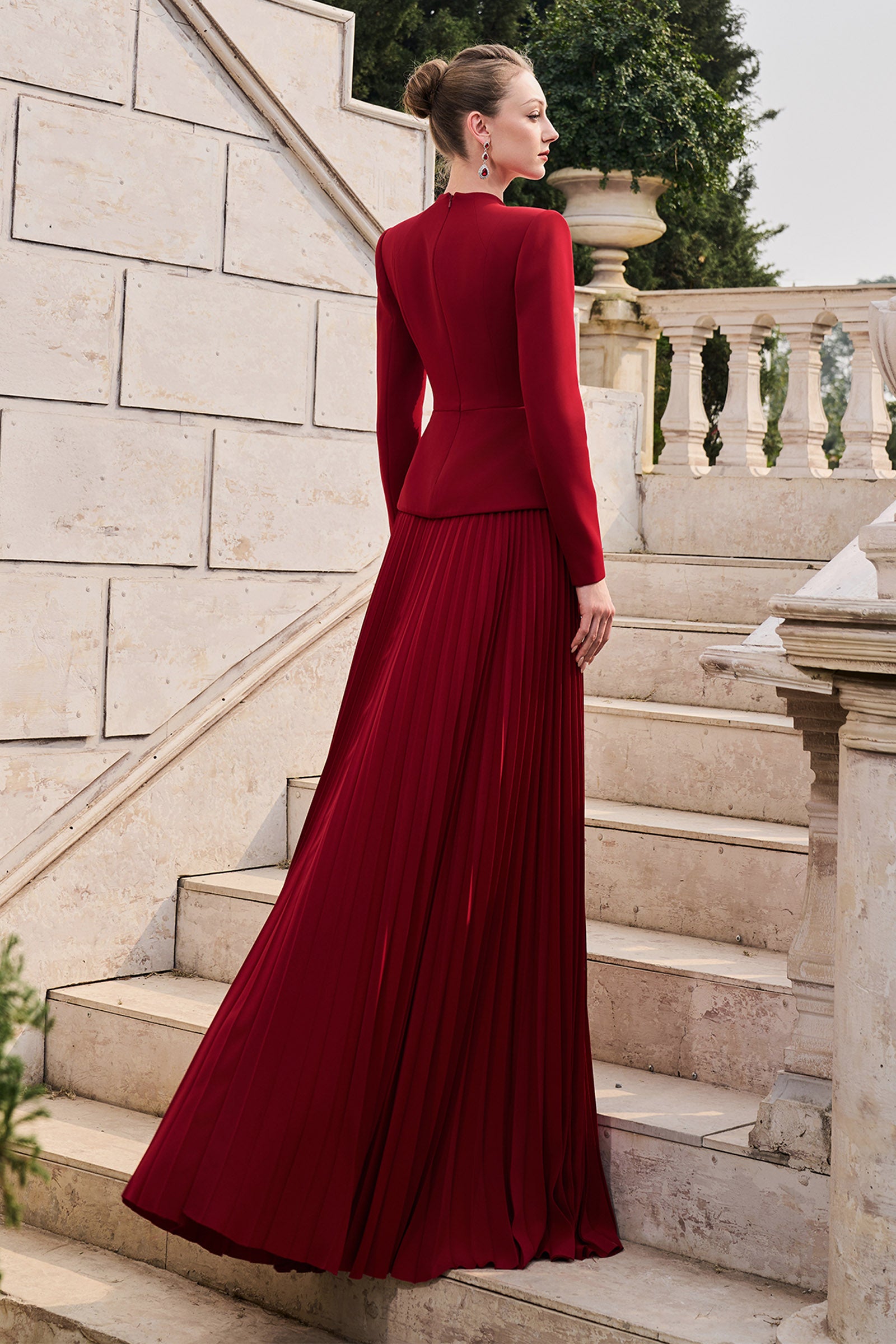 Savannah Pleated Maxi Dress