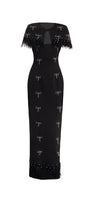 Rylie Sheath Feather Twill Floor Length Set - MEAN BLVD