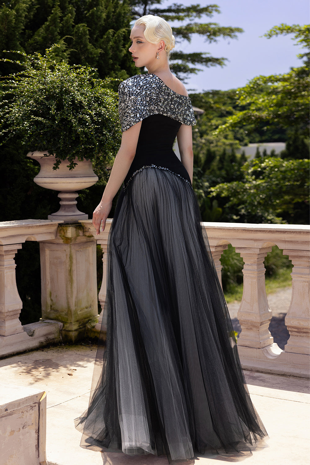 Debutante Sequin Maxi Dress