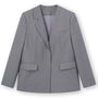Crimson Straight Bamboo Blazer