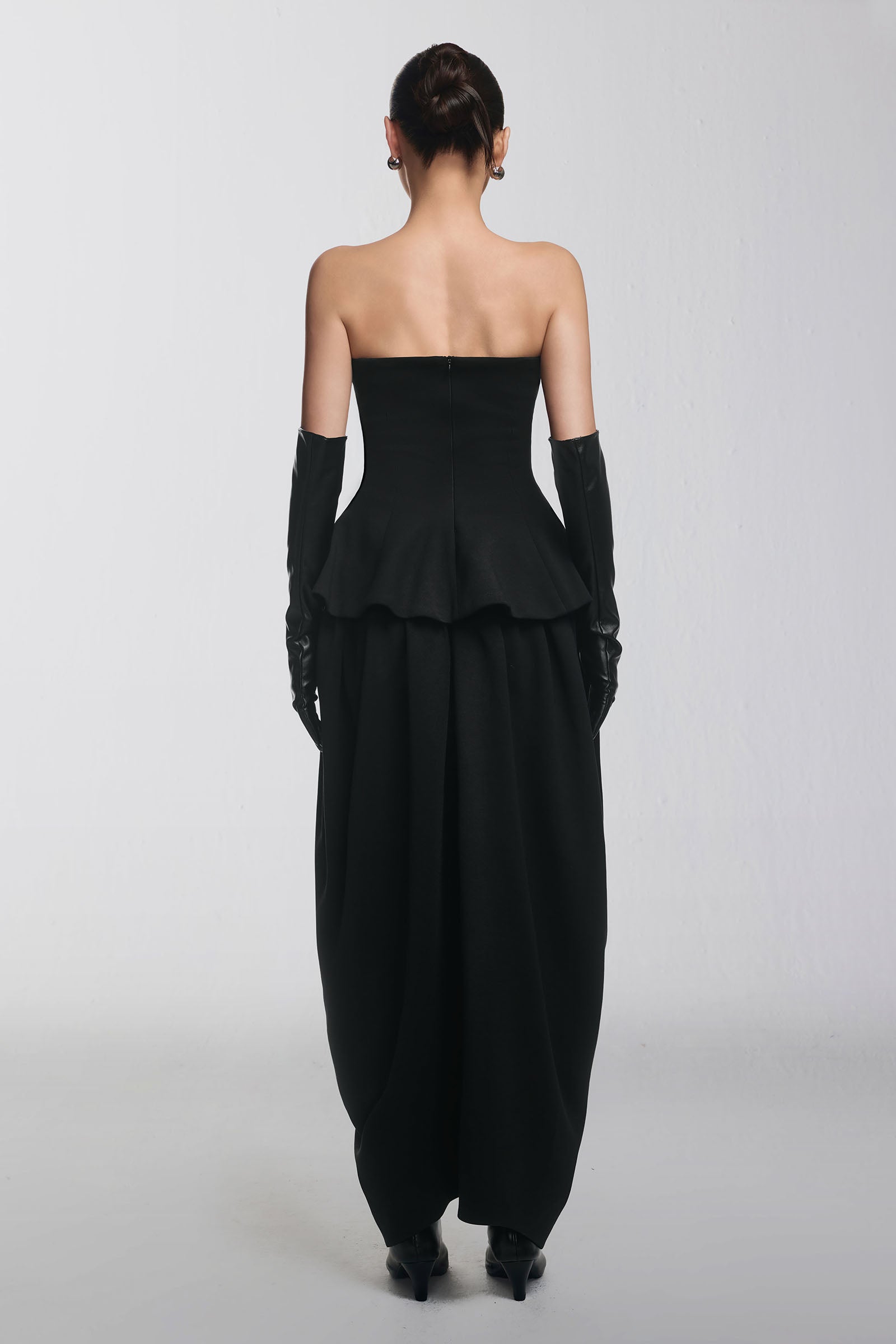 Aria Peplum Polyester Top