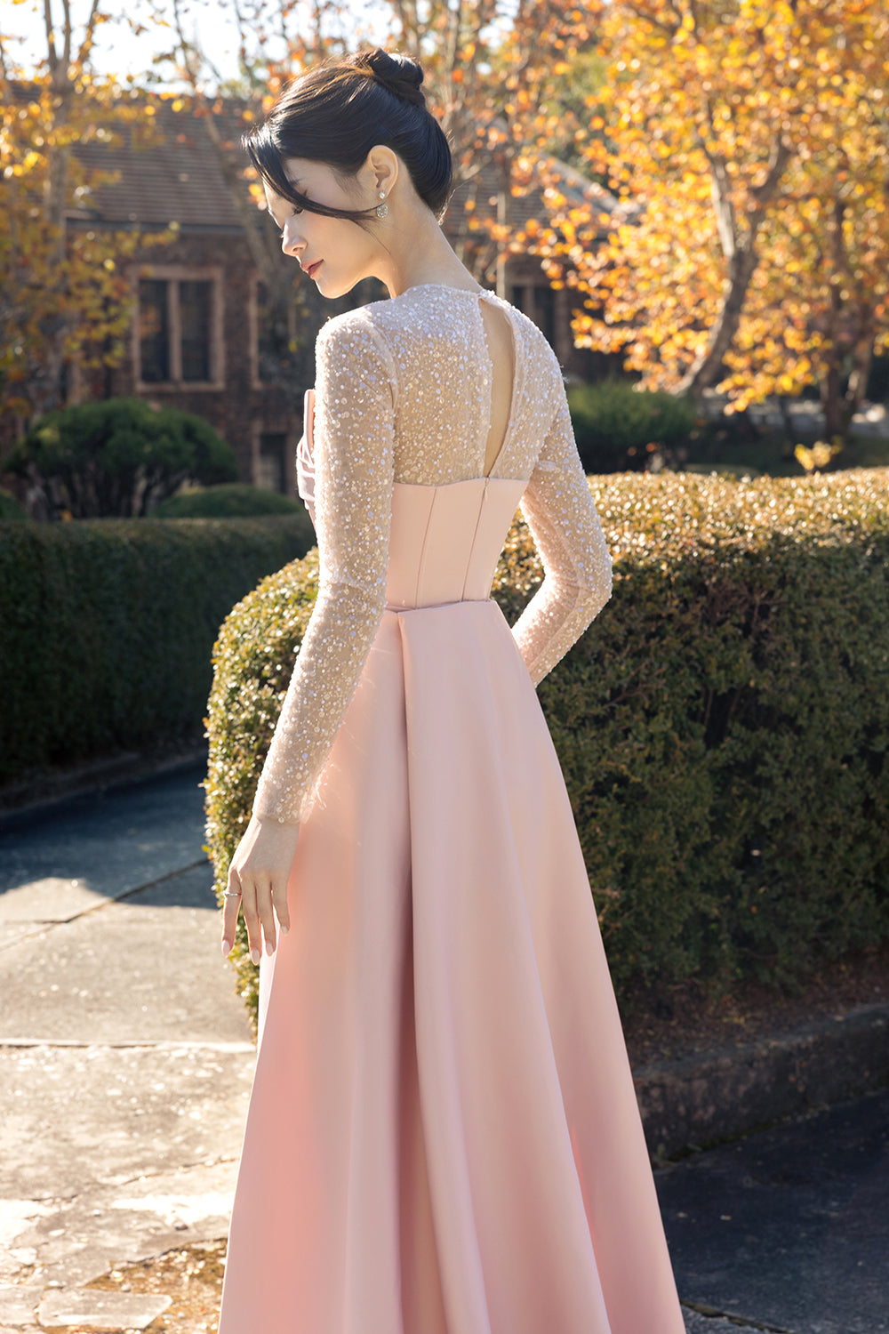 Luretta A-line Taffeta Skirt