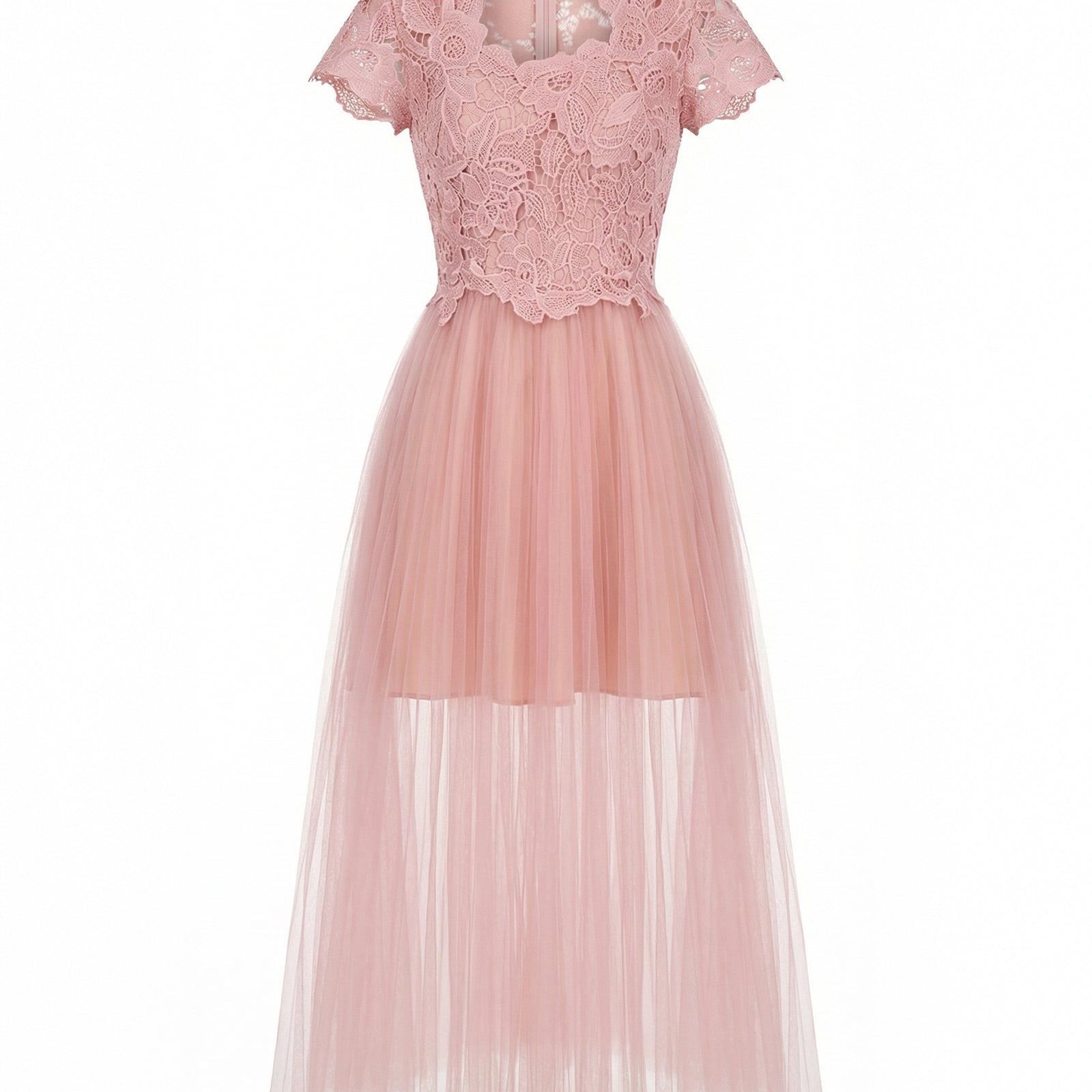 Niven Scallop Midi Dress