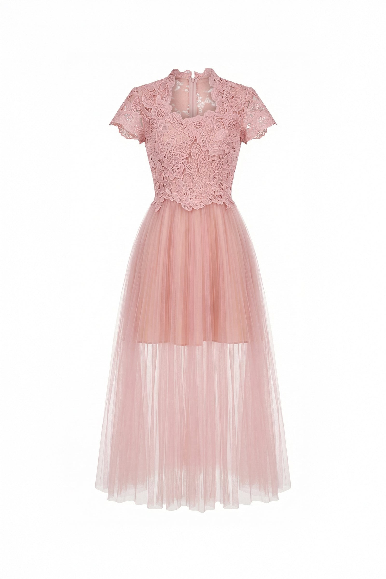 Niven Scallop Midi Dress