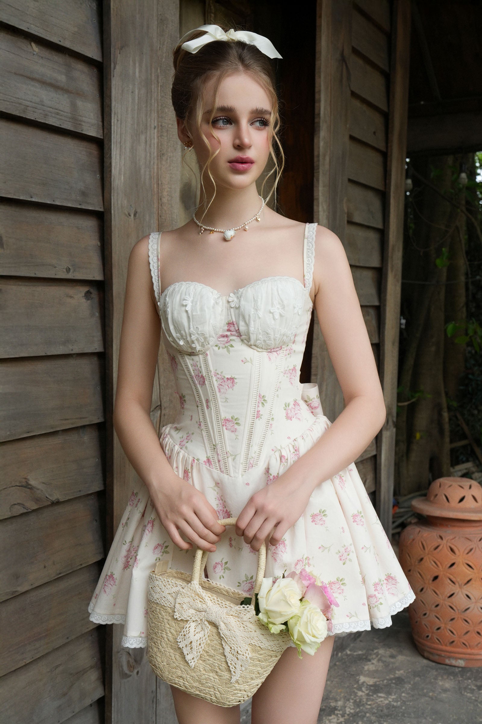 Roselune Sweetheart Mini Dress