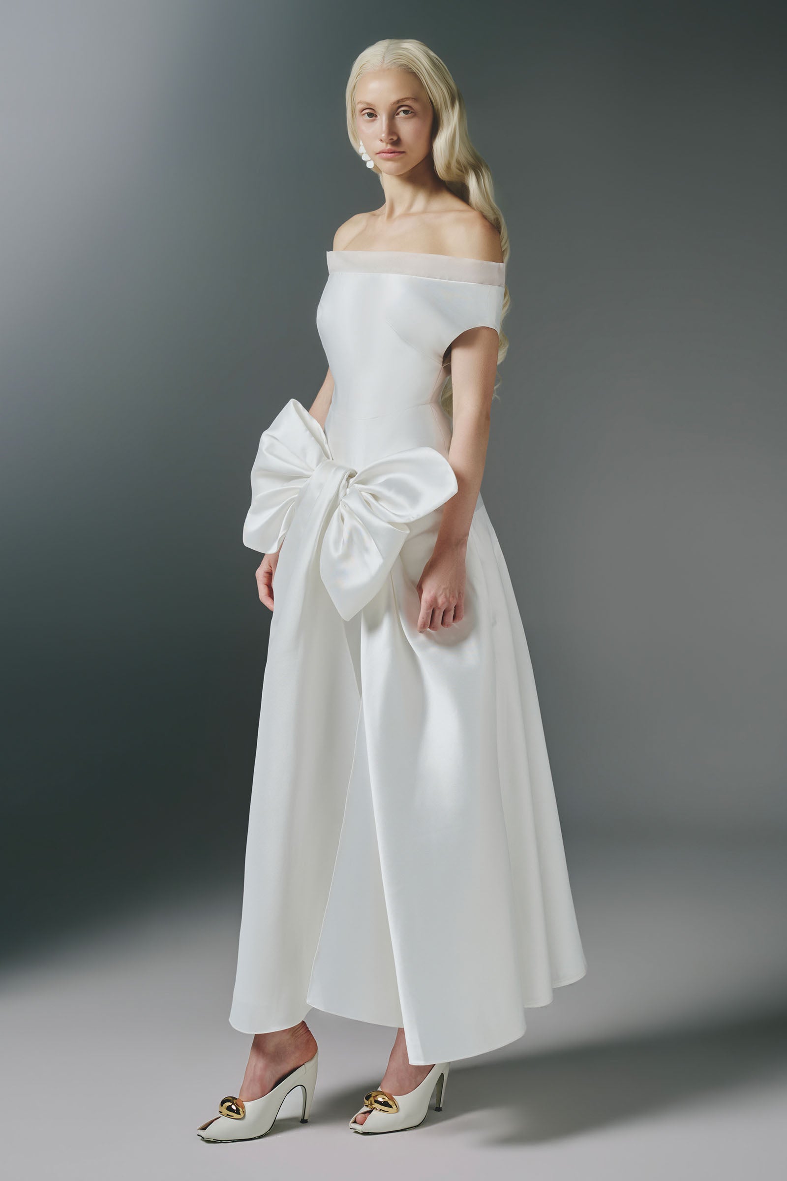 Charlotte Off-Shoulder Midi Dress