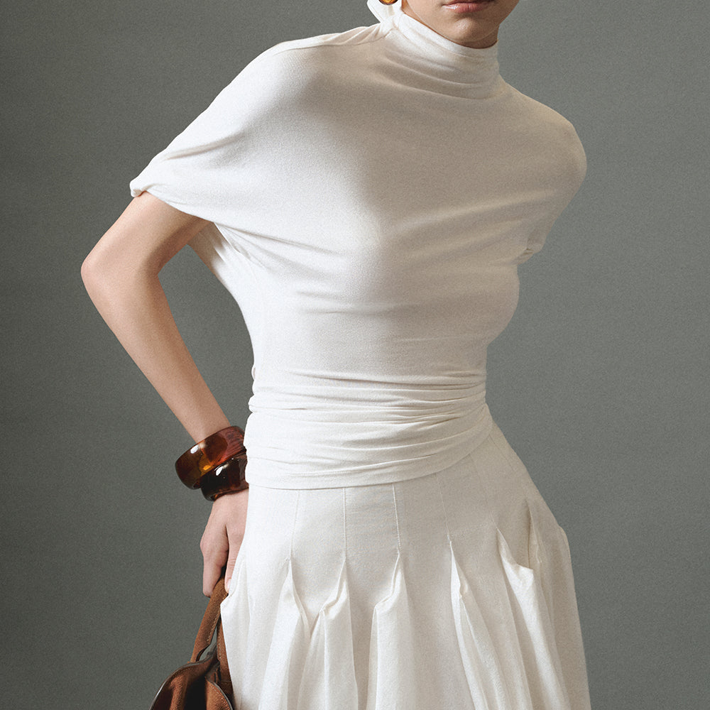 Yuqi Batwing Sleeve Top