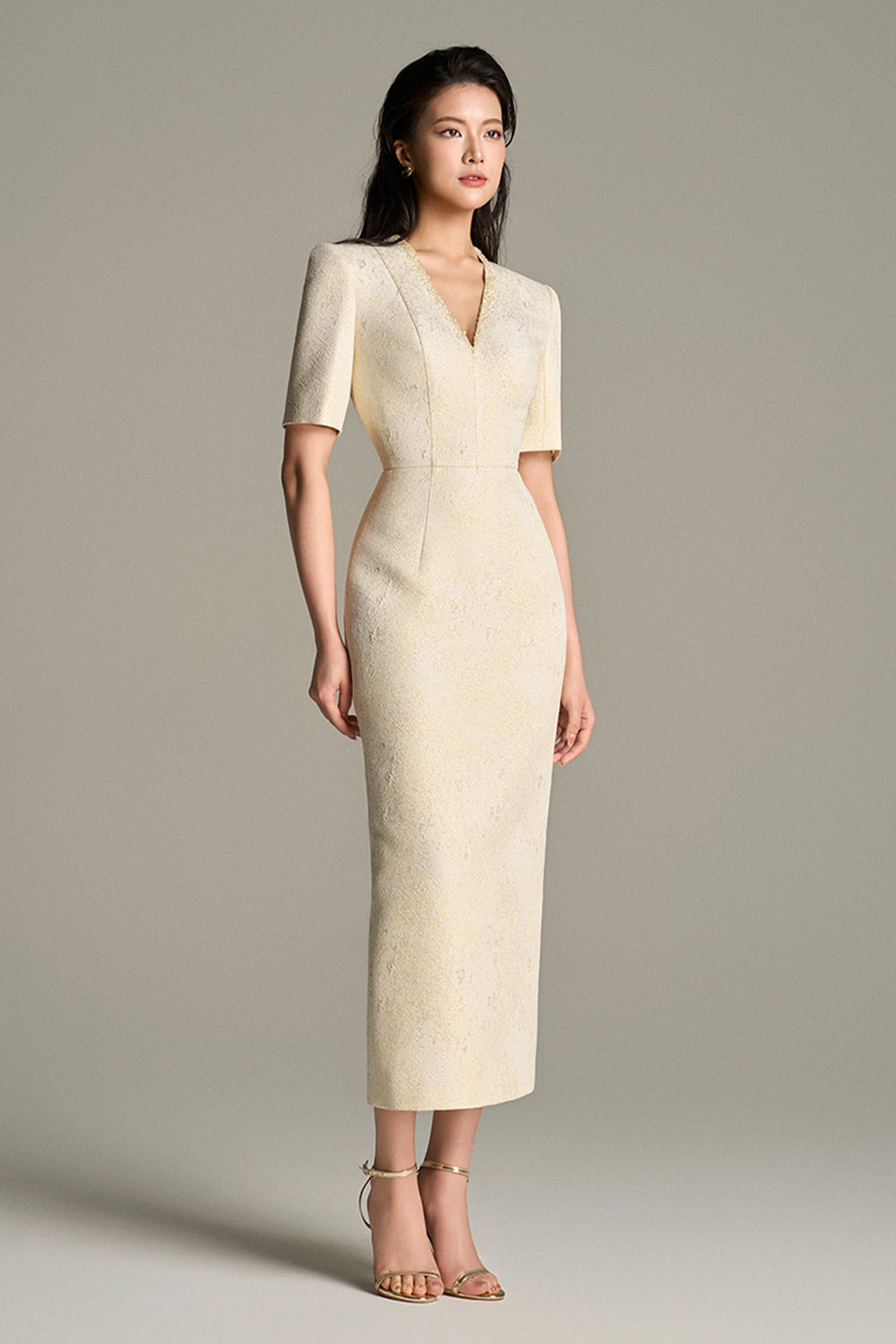 Elvara Sheath Midi Dress