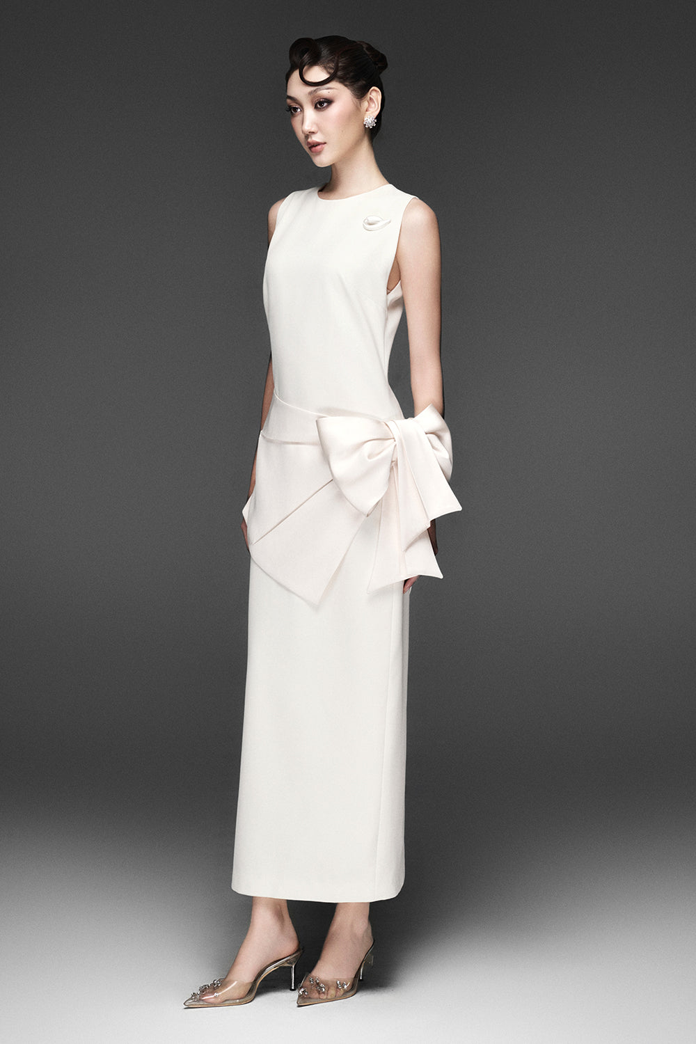 Lalia Ribbon Maxi Dress