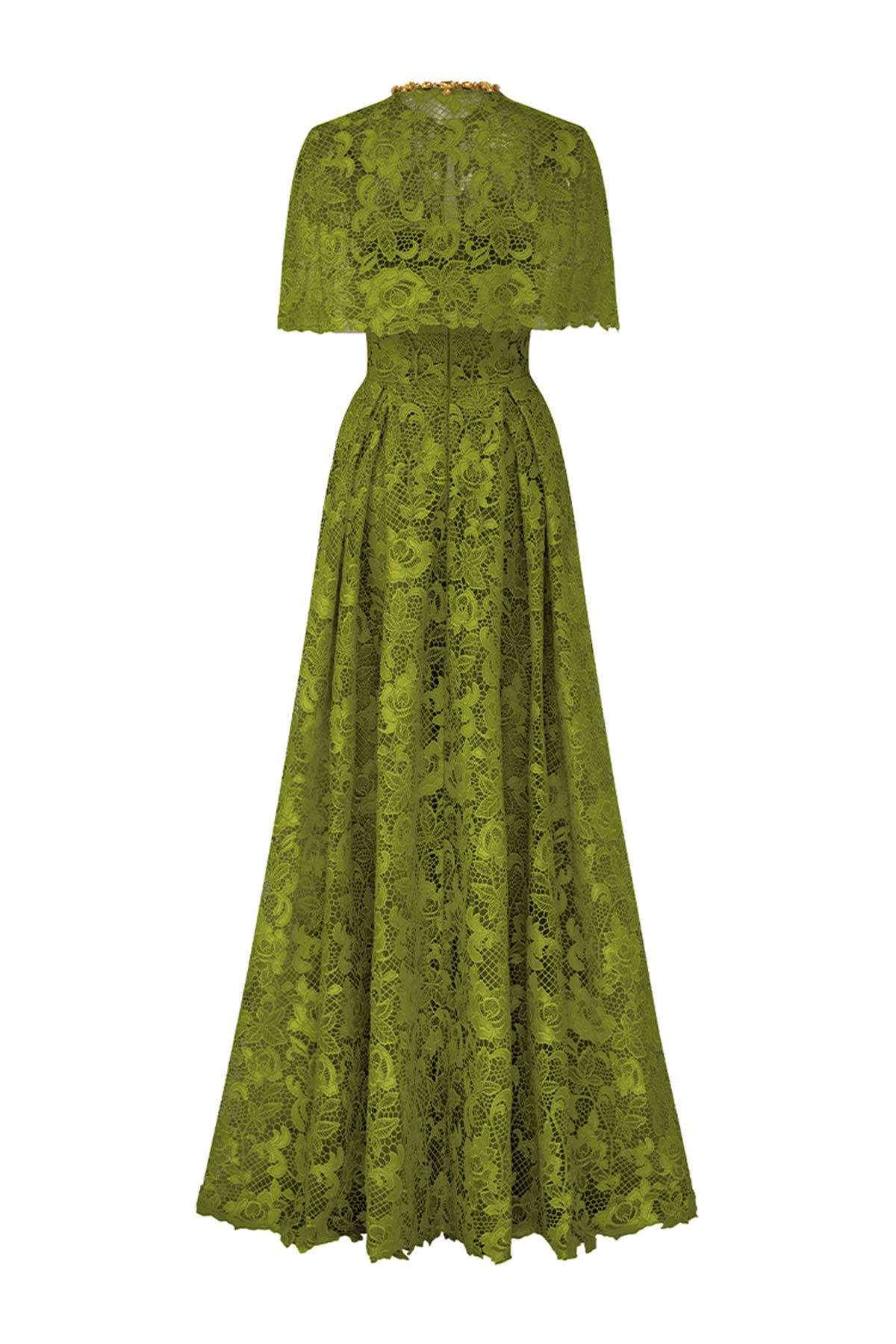 Wisteria Cape Sleeve Maxi Dress