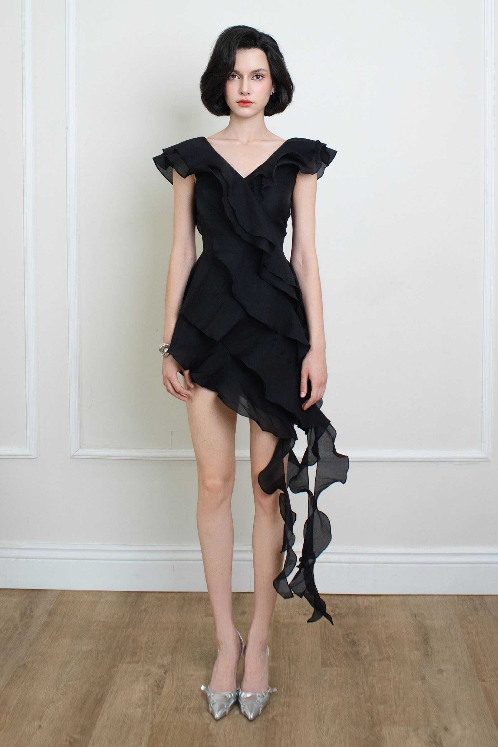 Florette Ruffle Mini Dress