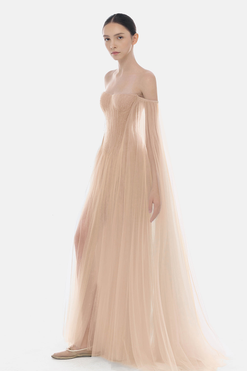 Thea Off-Shoulder Maxi Dress