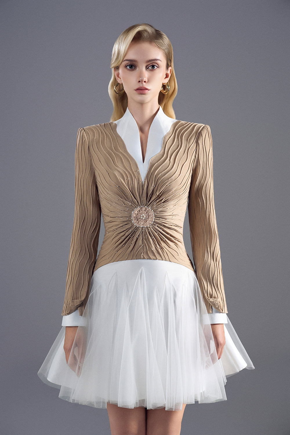 Caelune Bead Mini Dress